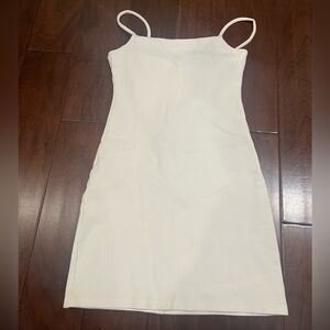 Oak + Fort White Fitted Dress